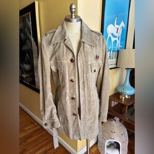 vintage 70’s suede leather jacket